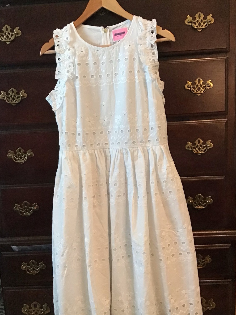 kate spade White Eyelet Midi Dress 8
